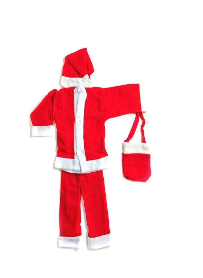 Mobison Santa Claus Dress Costume for Boys Girls Kids (6-7 Years) For Christmas/New Year - Image 3